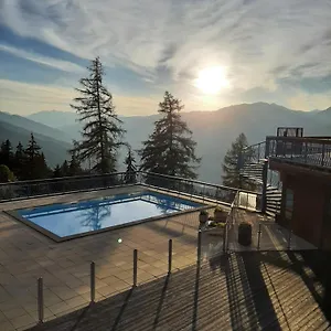 Residence Le Ruitor Duplex Dernier Etage Vue Panoramique Piscine Chauffee En Ete Classe 4 Cristaux Paradiski Appartement